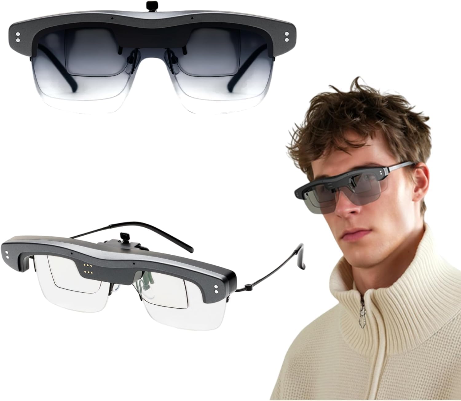 AR Smart Glasses 25.8g Ultra-Light 86” Immersive Virtual ...
